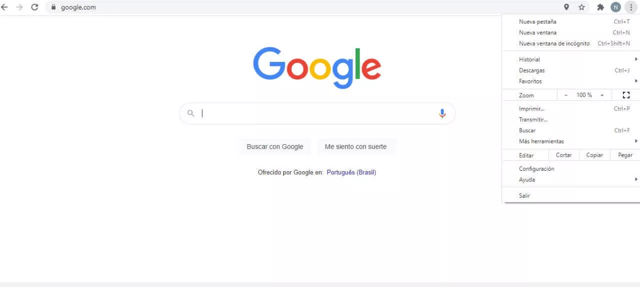 Borrar caché de Google Chrome