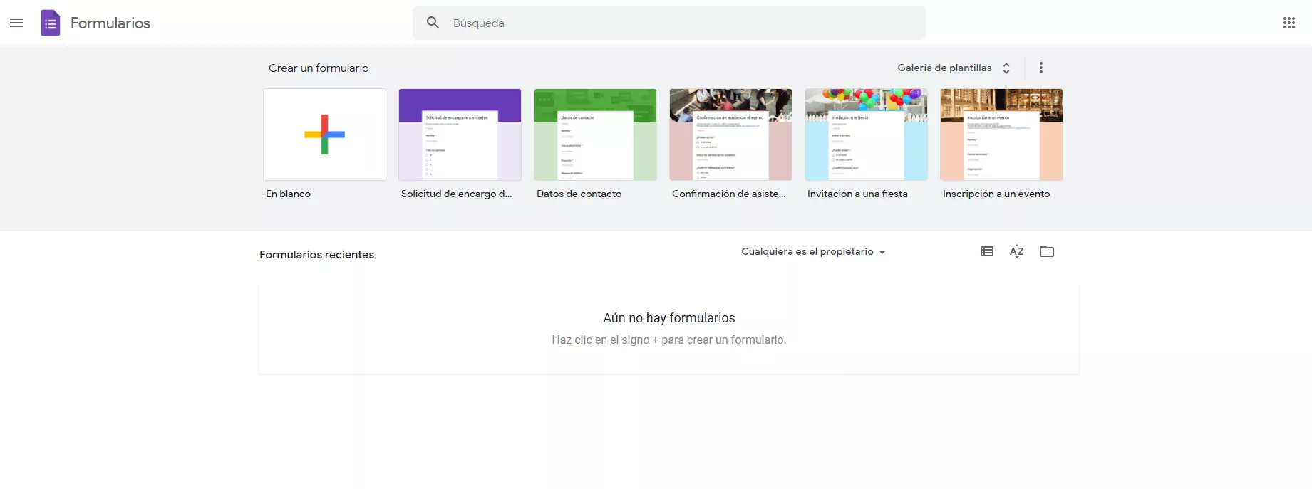 Dónde encuentro los Formularios de Google