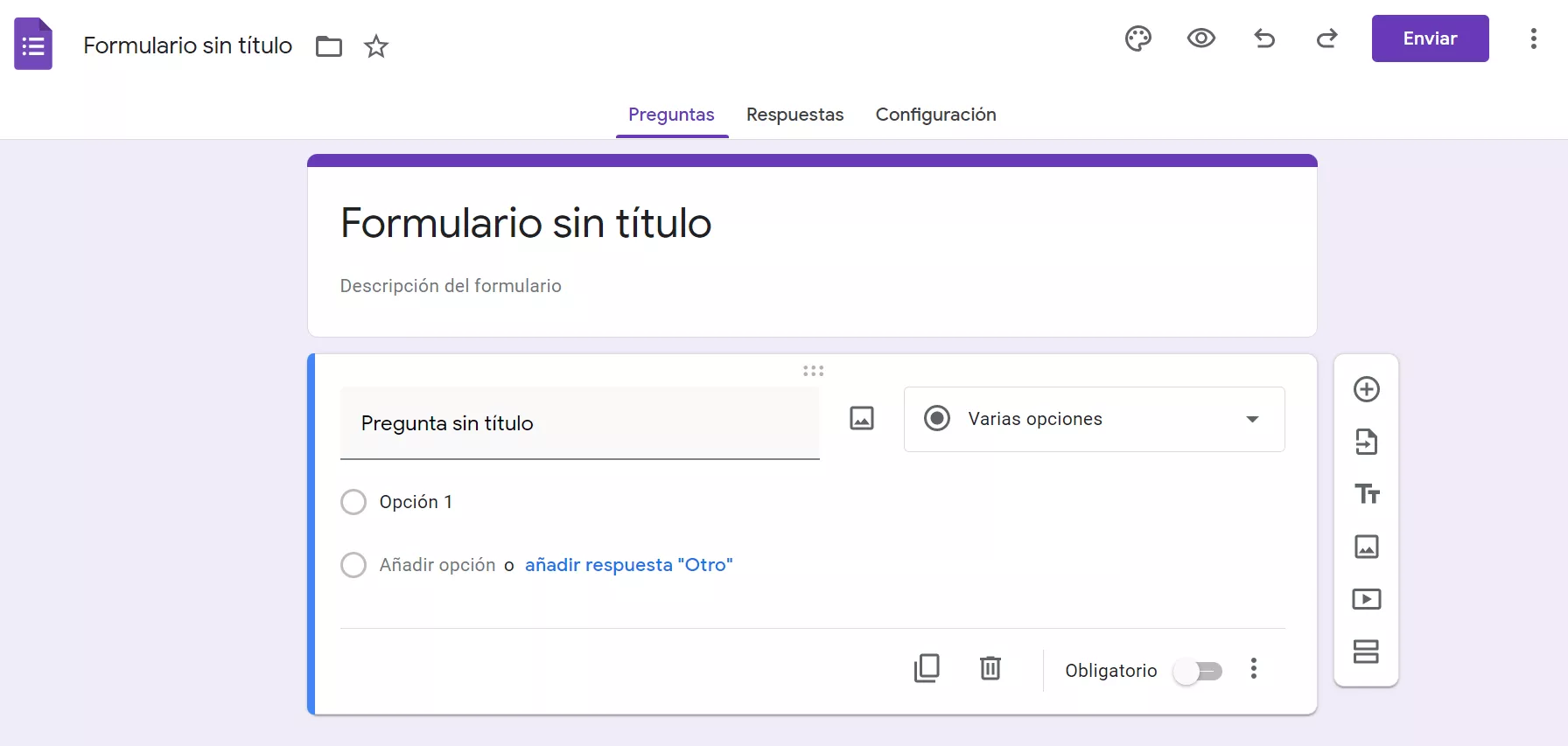 Editar formulario de Google