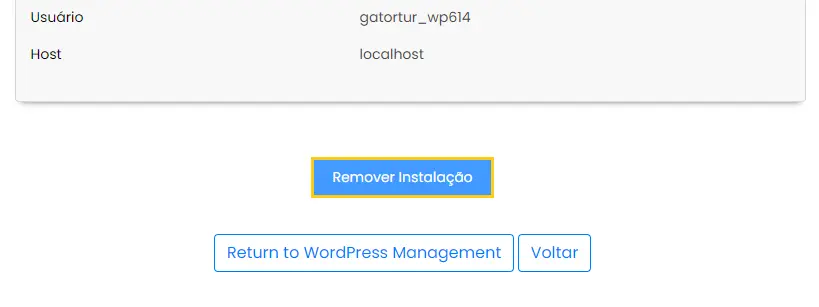 eliminar wordpress softaculous