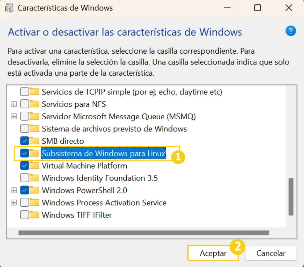 Subsistema de Windows para Linux