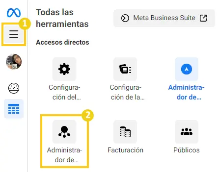 Administrador de Eventos Facebook