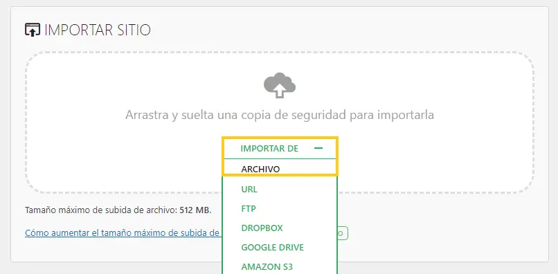 Importar de Archivo