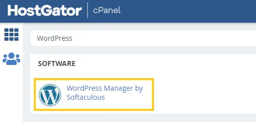 WordPress Softuaculous cPanel