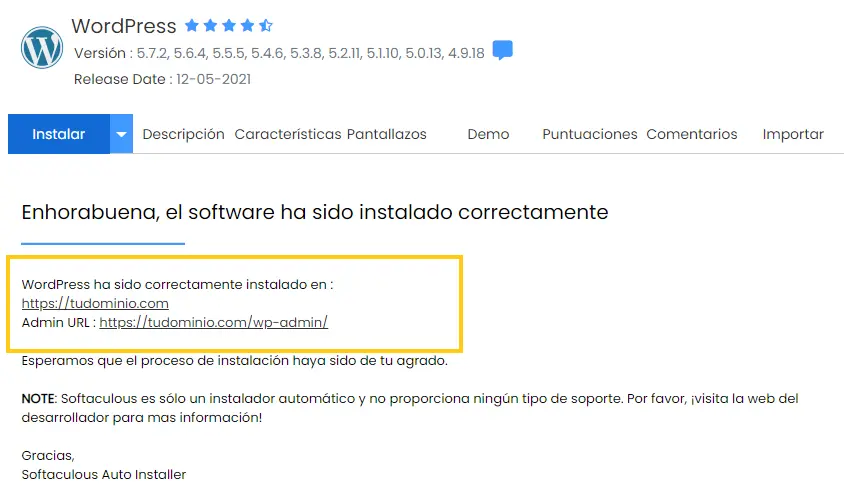 Paso 9 - Como instalar WordPress